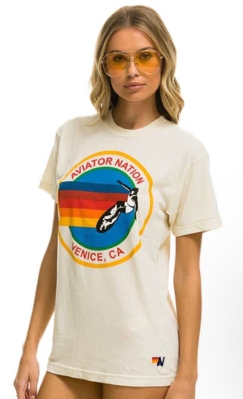 NWOT Aviator Nation graphic t-shirt